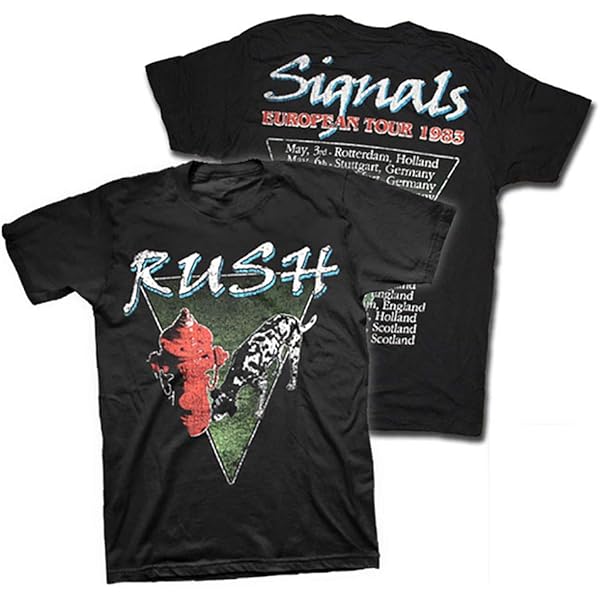 Amazon.com: Cyberteez Rush 2112 Tour 1976 Men's T-Shirt (S) Black